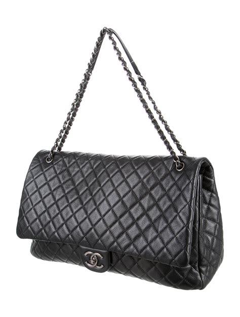 the real real chanel xxl flap bag|Chanel XXL Flap Bag .